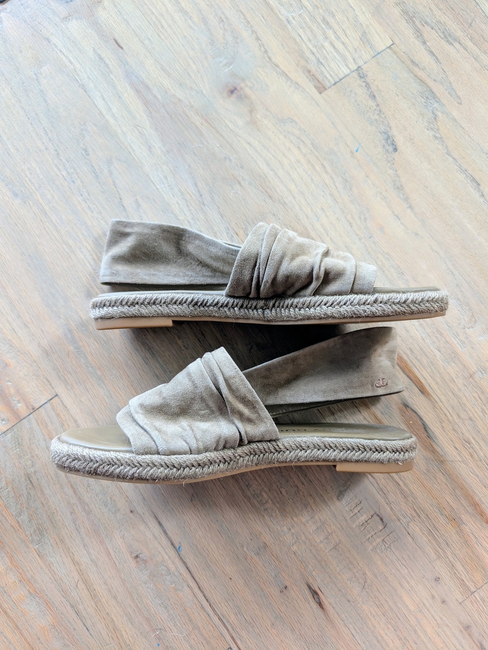 Tory Burch Suede Leather Espadrille Slingback Espadrille Sandal Size 7
